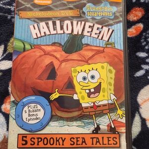 Nickelodeon SpongeBob Halloween DVD with Orange and Blue